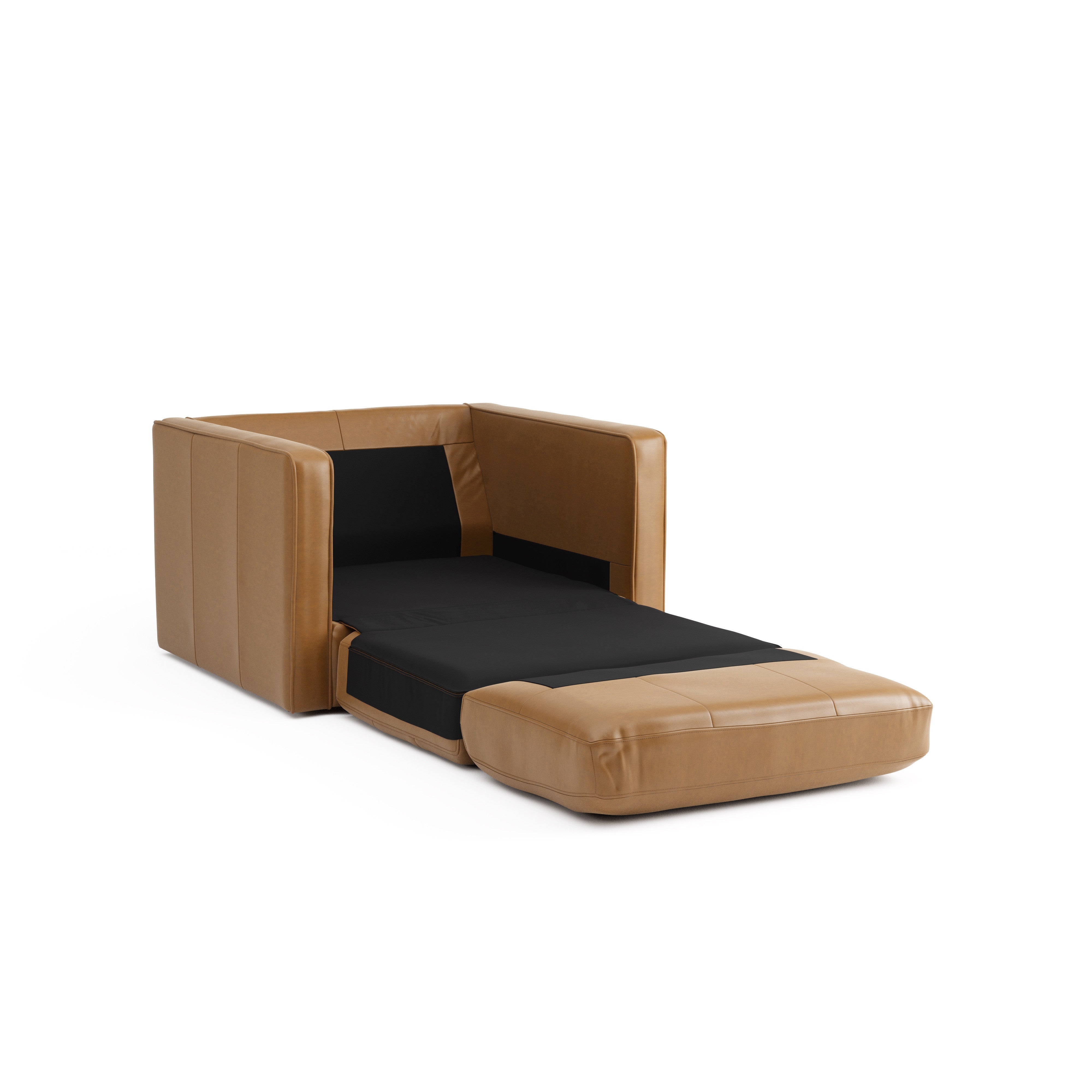 Turoy Leather Chair Bed