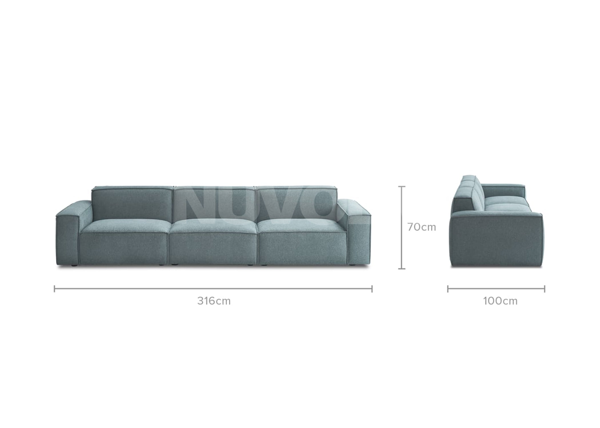 Juniper extended sofa