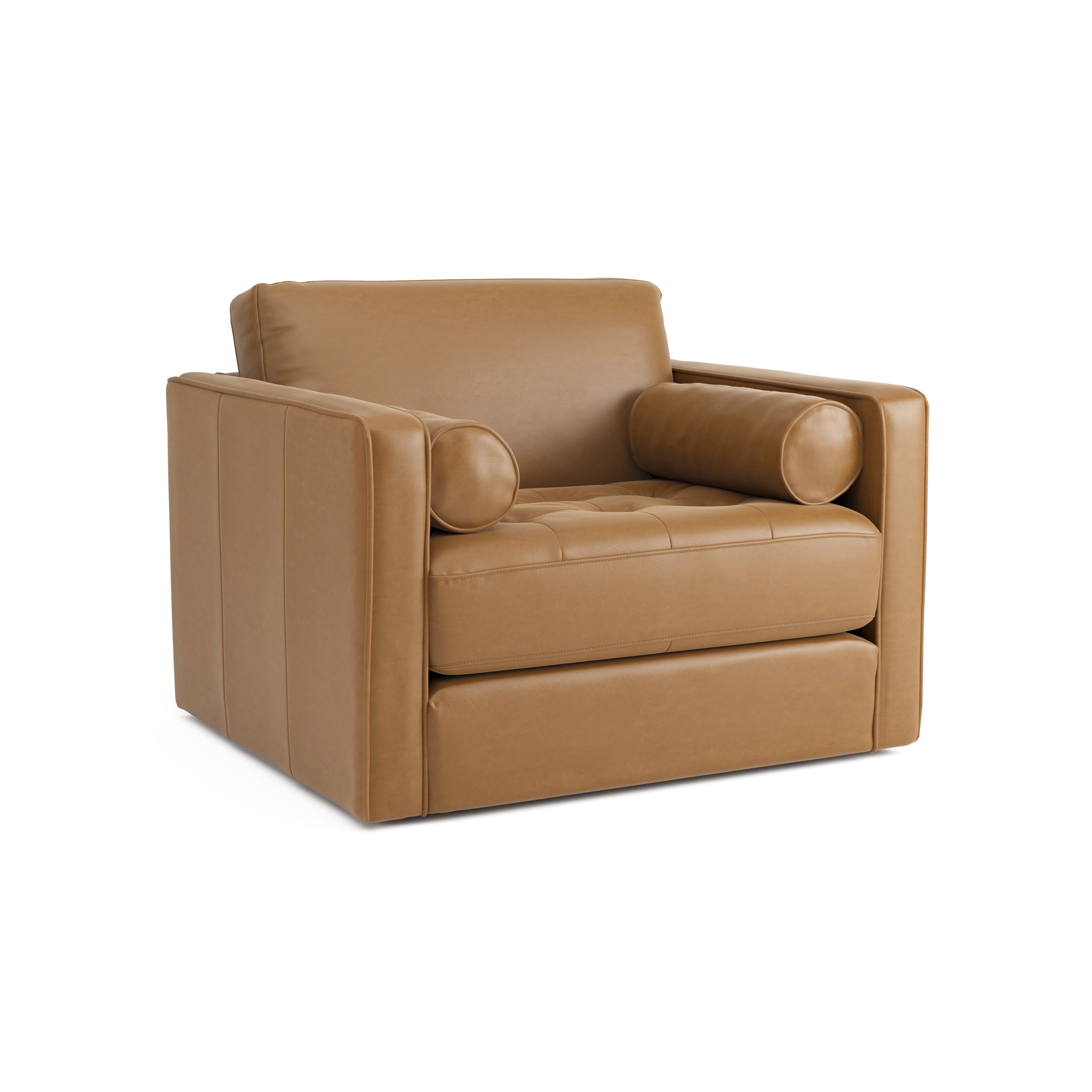Turoy Leather Chair Bed